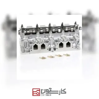 405 - سر سيلندر/ دوگانه (مجموعه کامل) گيت برنجي با شمع موتور عظام